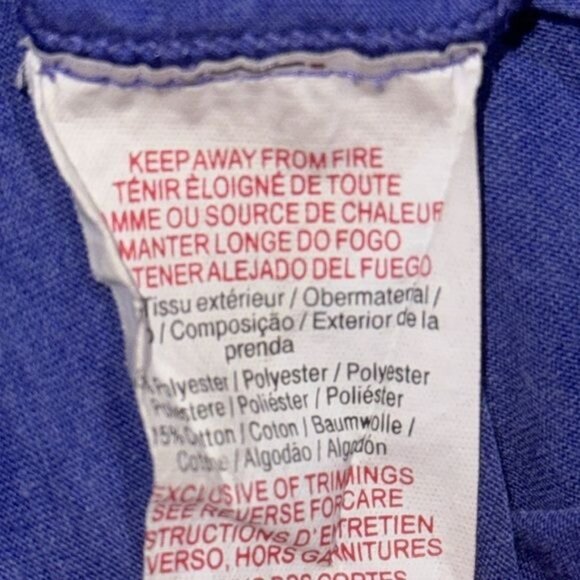 Puma Sport Lifestyle Tank Top S Blue Sleeveless Made In Honduras - Picture 3 of 9